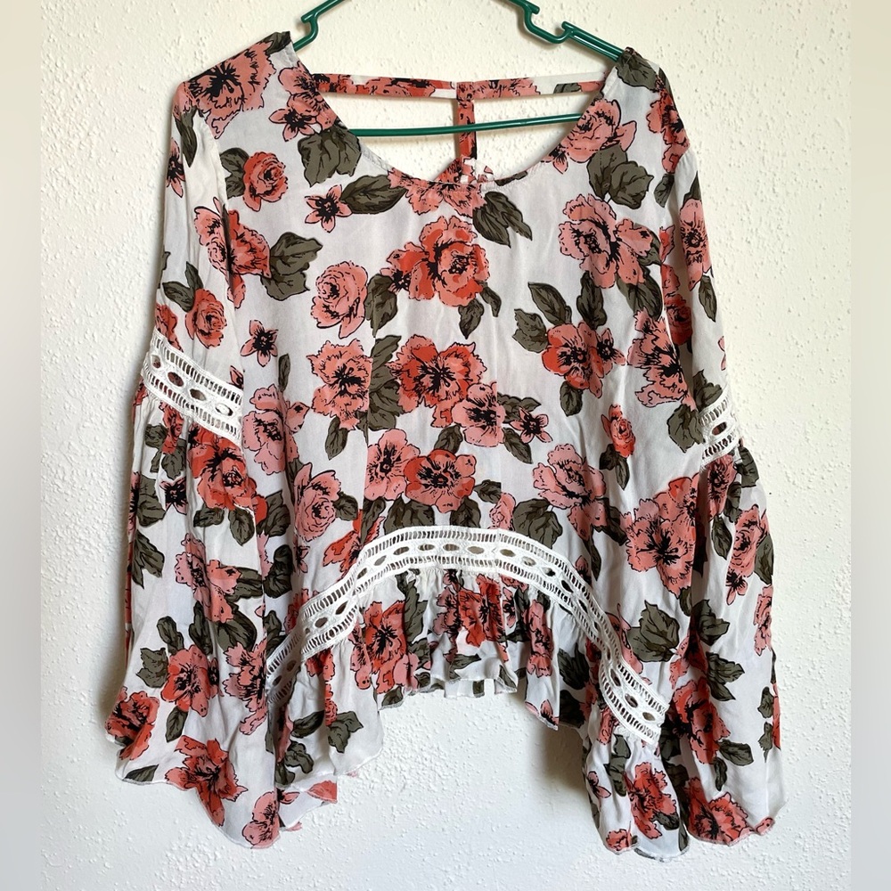 Lori Felt Floral Blouse